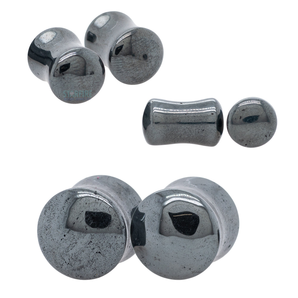 Stone Plugs - Hematite
