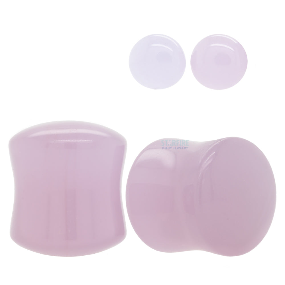 Stone Plugs - Lilac Quartz