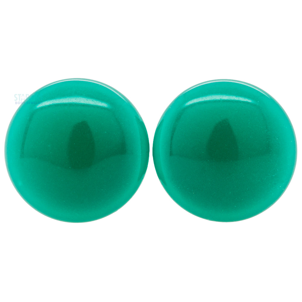Stone Plugs - Teal Quartz