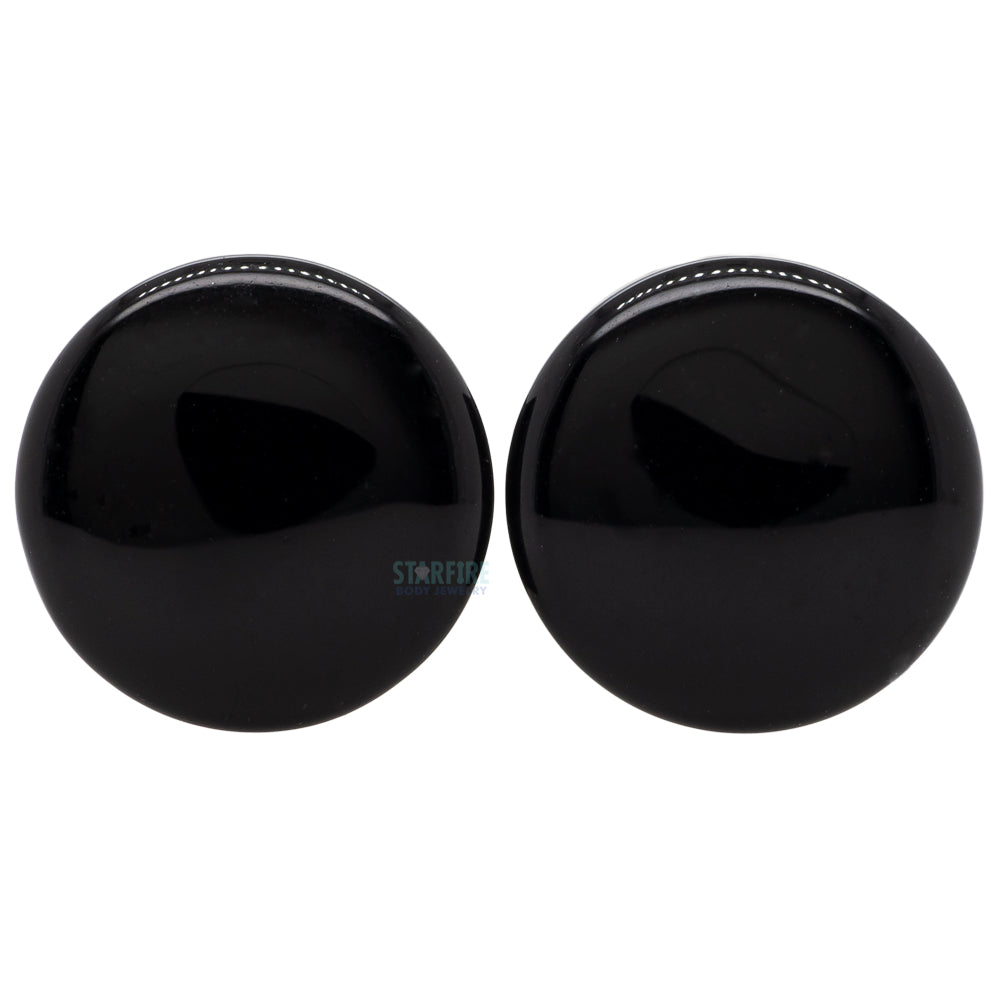 Stone Plugs - Black Onyx