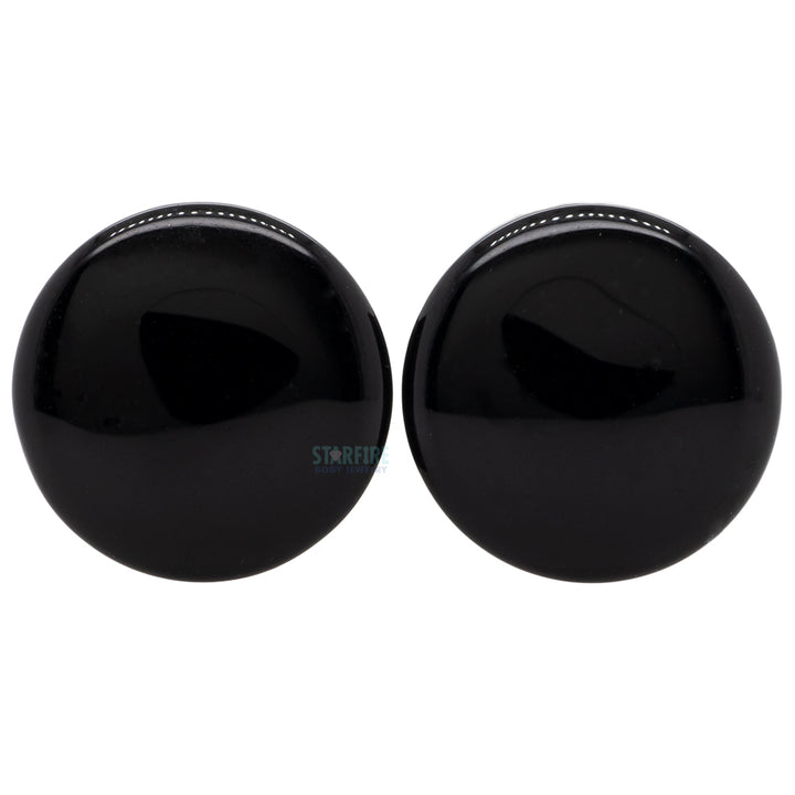 Stone Plugs - Black Onyx