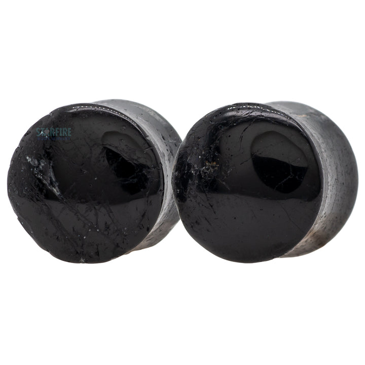 Stone Plugs - Black Tourmaline