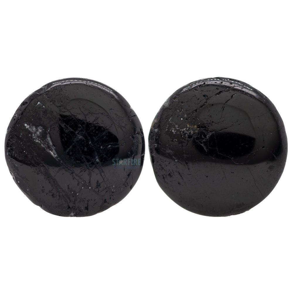 Stone Plugs - Black Tourmaline