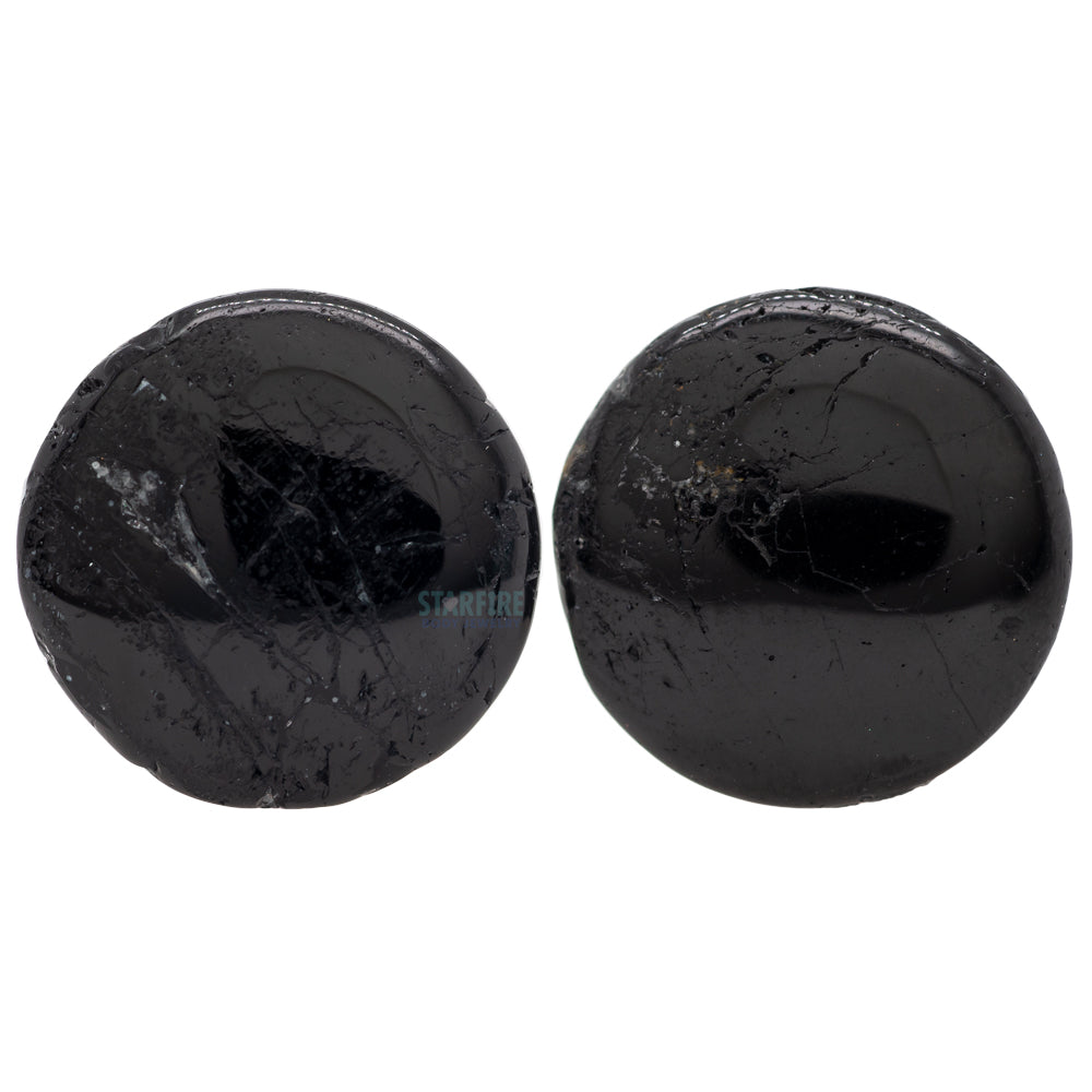 Stone Plugs - Black Tourmaline