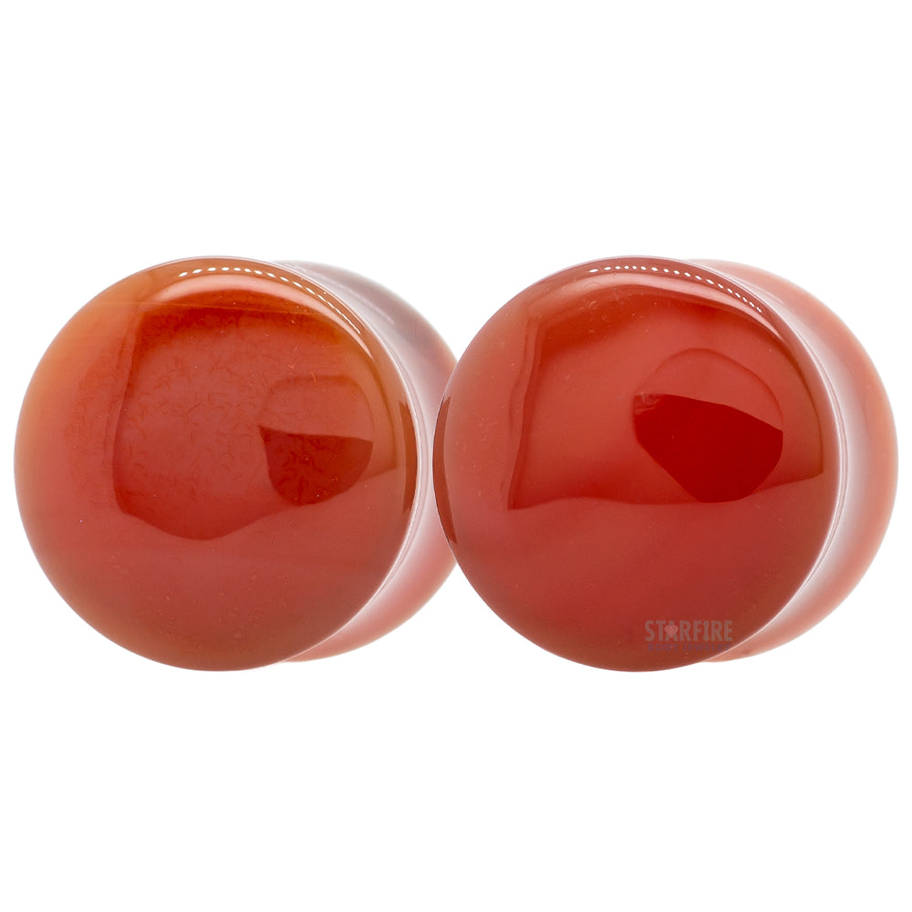 Oracle Body Jewelry Stone Plugs - Carnelian – Starfire Body