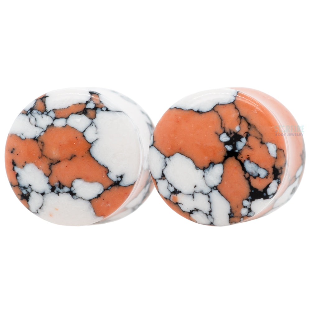 Stone Plugs - Gold Coast Turquoise