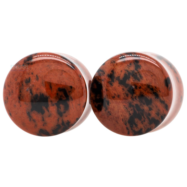 Stone Plugs - Mahogany Obsidian