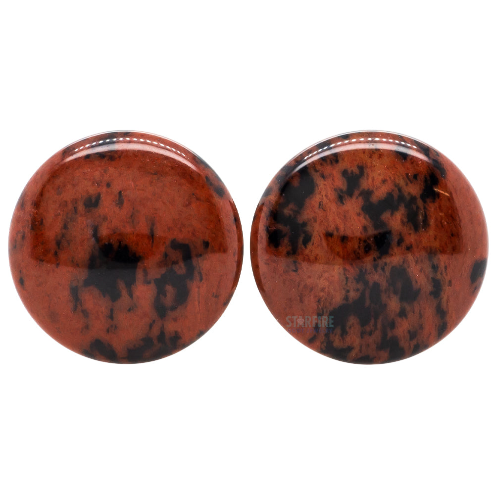 Stone Plugs - Mahogany Obsidian