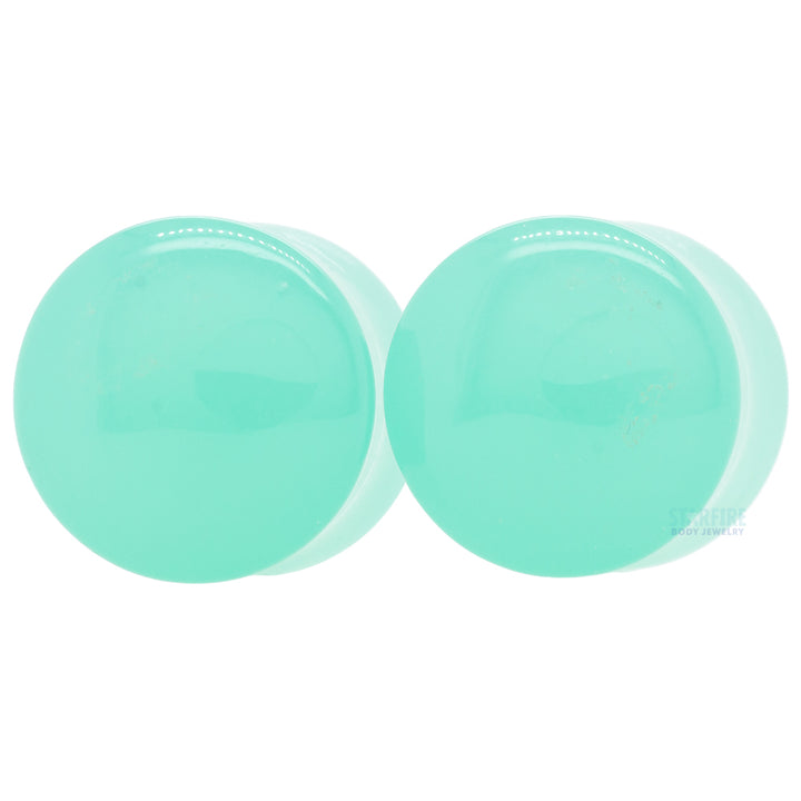 Stone Plugs - Mint Opalite