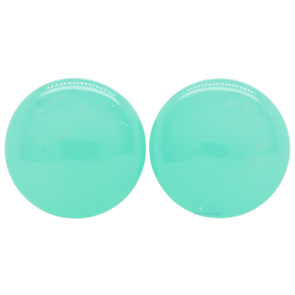 Stone Plugs - Mint Opalite