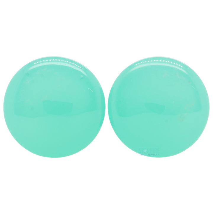 Stone Plugs - Mint Opalite