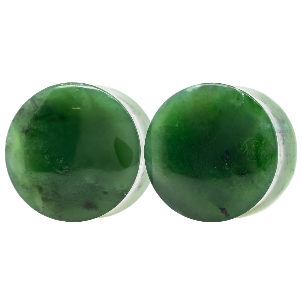 Stone Plugs - Nephrite Jade