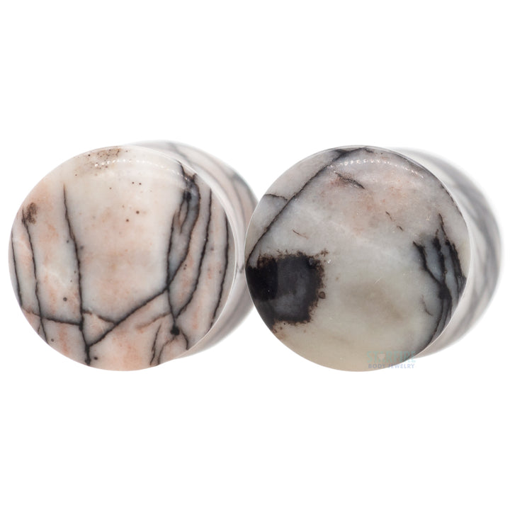 Stone Plugs - Picasso Jasper