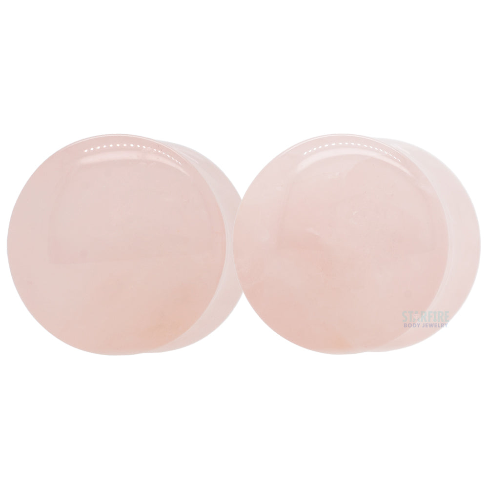 Stone Plugs - Rose Quartz