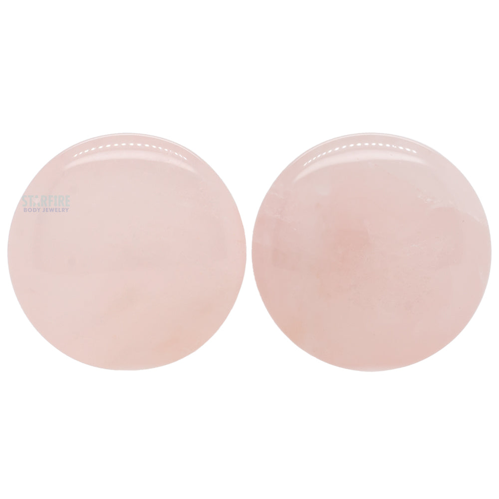 Stone Plugs - Rose Quartz
