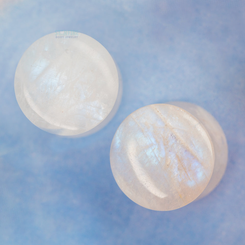 Stone Plugs - Moonstone