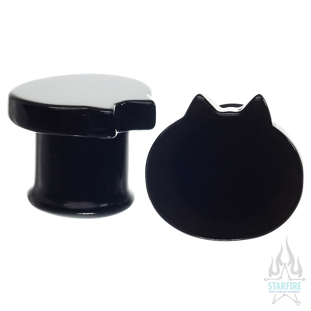 Meow (Cat) Stone Plugs