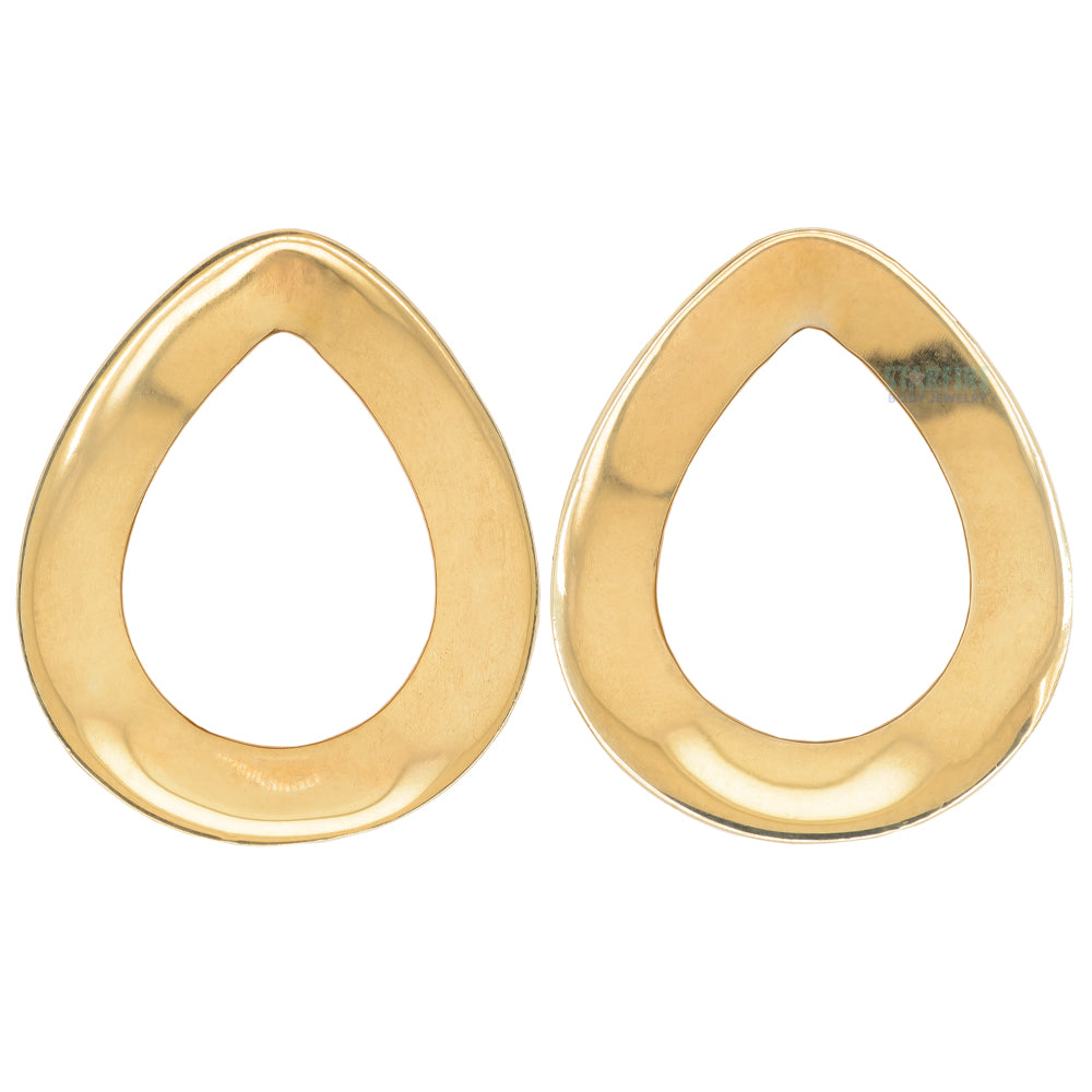 Mayan Teardrop Eyelets - Gold