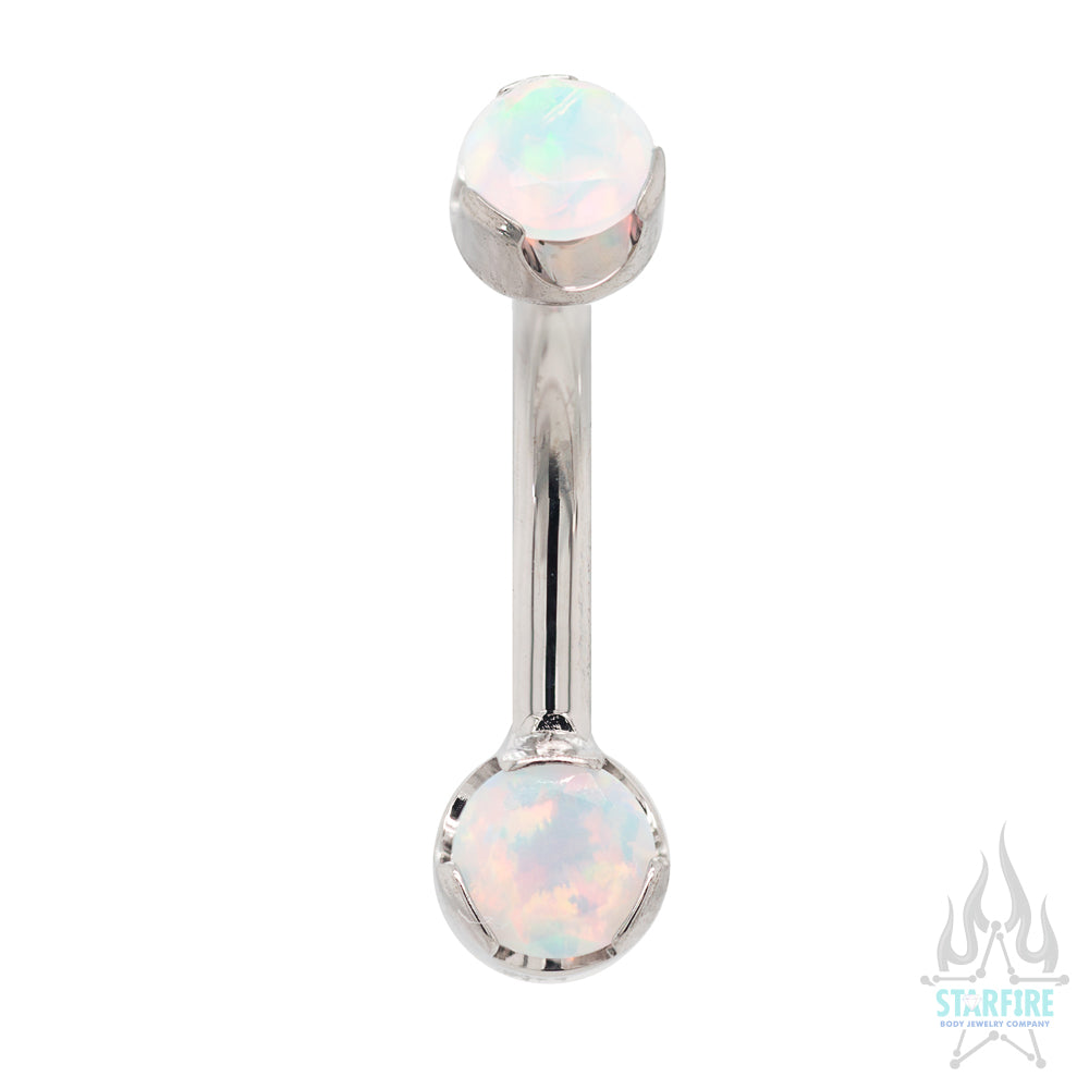 Prong-Set Brilliant-Cut Round Navel Curve