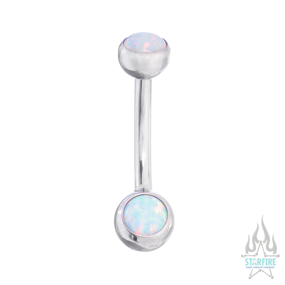 Ball-set Opal Navel Curve