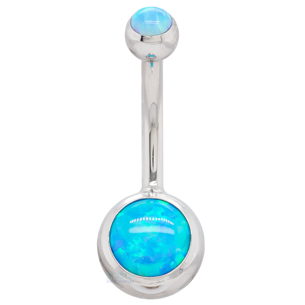 Ball-set Opal Navel Curve