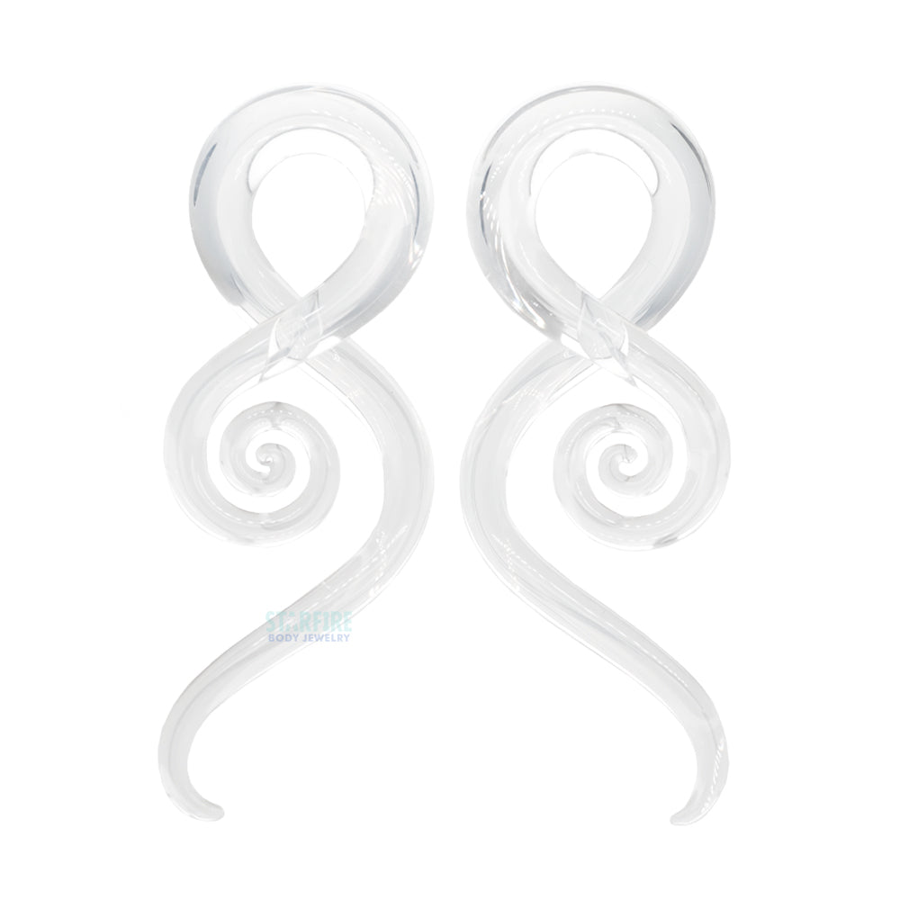 Glass Mini Squids - Ghost Opal