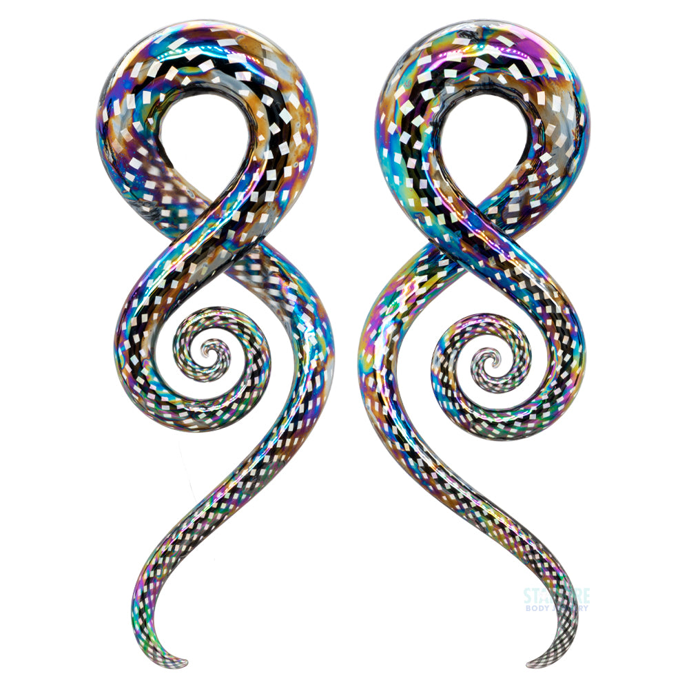 Glass Squids - Oil Slick Black Fishnet