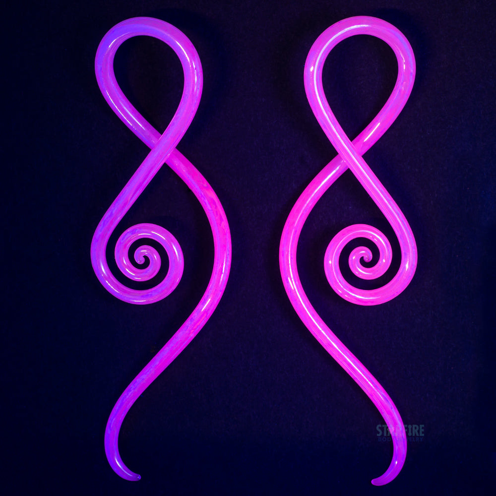 Glass Squids - Oil Slick UV Secret Pink