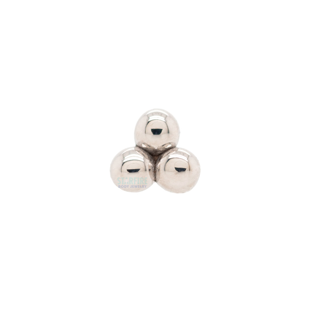 threadless: Tri Bead Cluster Pin in Gold & Platinum