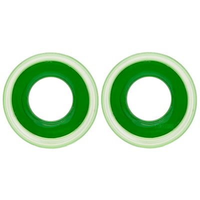 Boro Bullet Holes (glass eyelets) - Forest Green