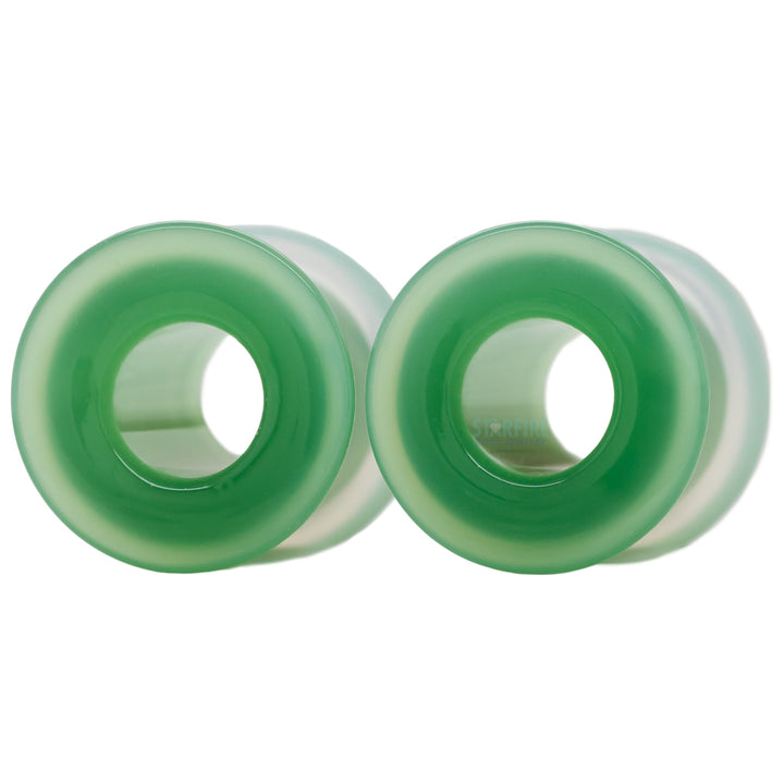 Boro Bullet Holes (glass eyelets) - Jade