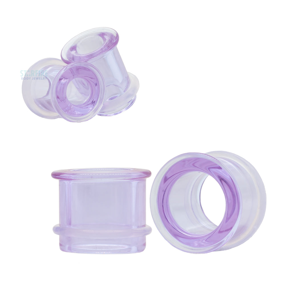 Boro Bullet Holes (Glass Eyelets) - Lavender