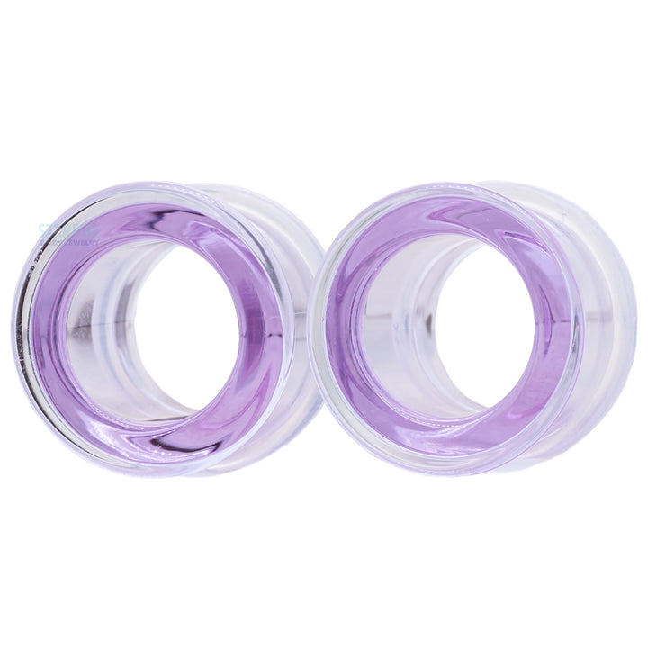 Boro Bullet Holes (Glass Eyelets) - Lavender