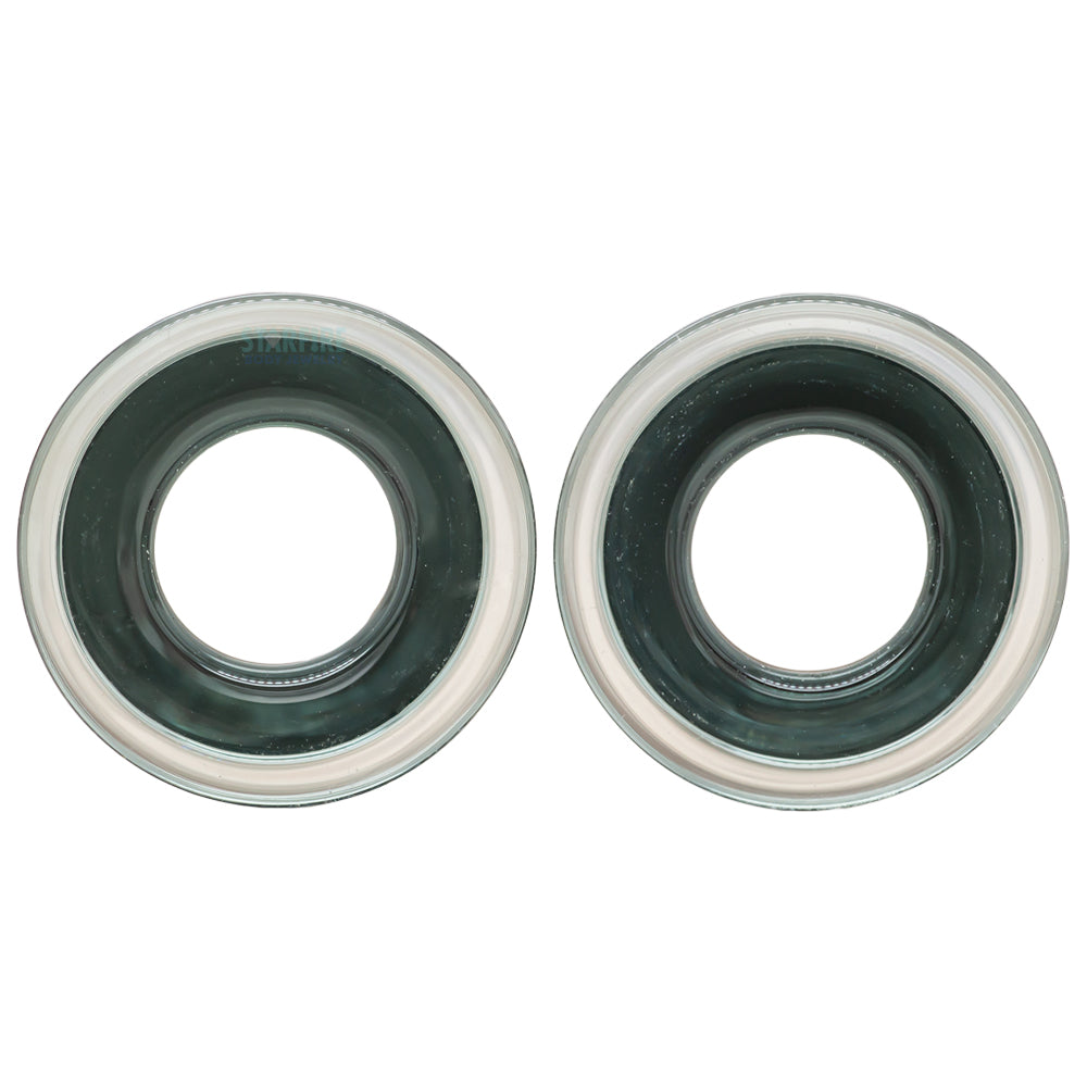 Boro Bullet Holes (glass eyelets) - Smoke