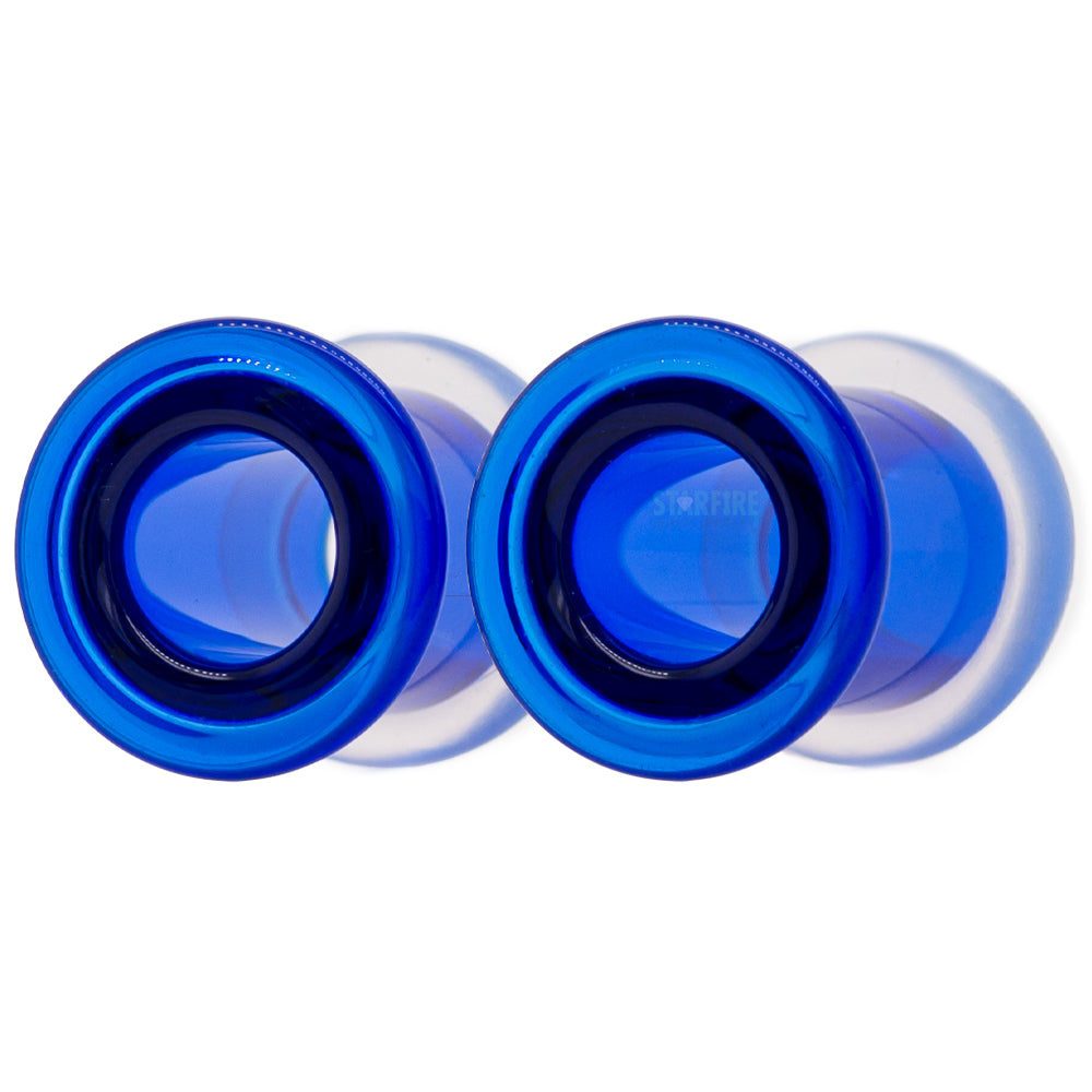 Soda Lime Bullet Holes (glass eyelets) - Cobalt