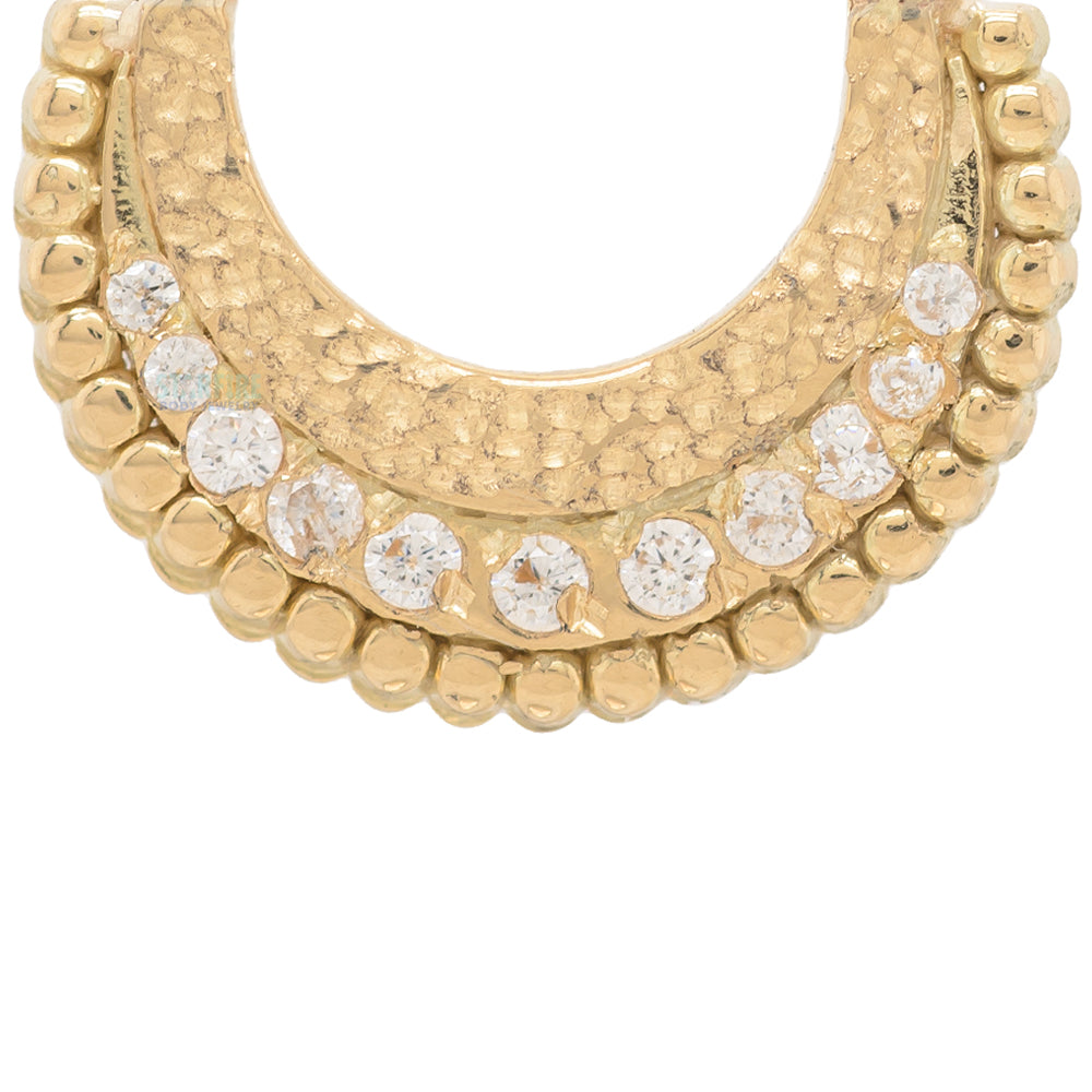 "War Horse" Clicker in Gold with Gems