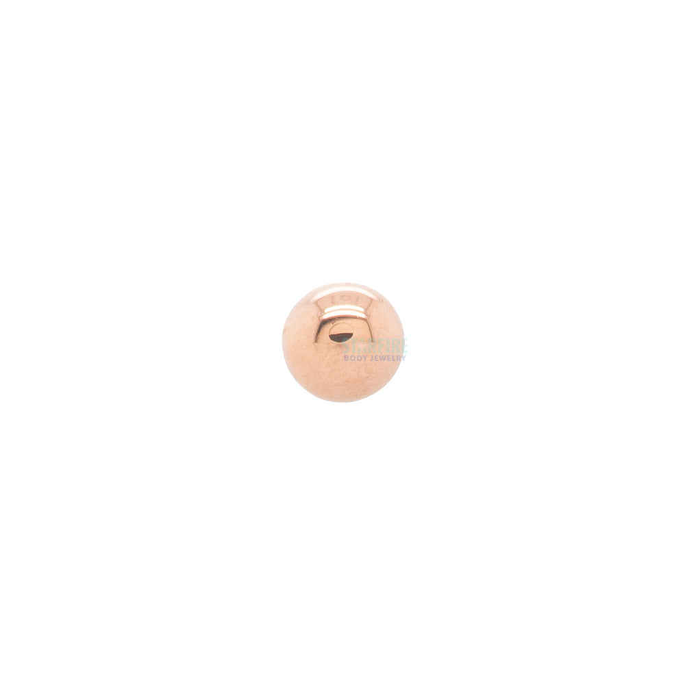 Bead Nostril Screw in Gold & Platinum