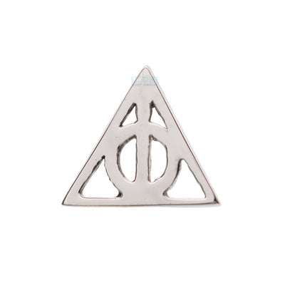 "Deathly Hallows" Threaded End in Gold