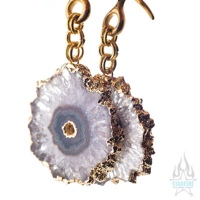 Crossovers with Gold Plated Stalactite Slices