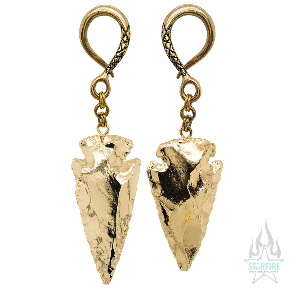 Crossovers with Gold Plated Arrowheads Weights