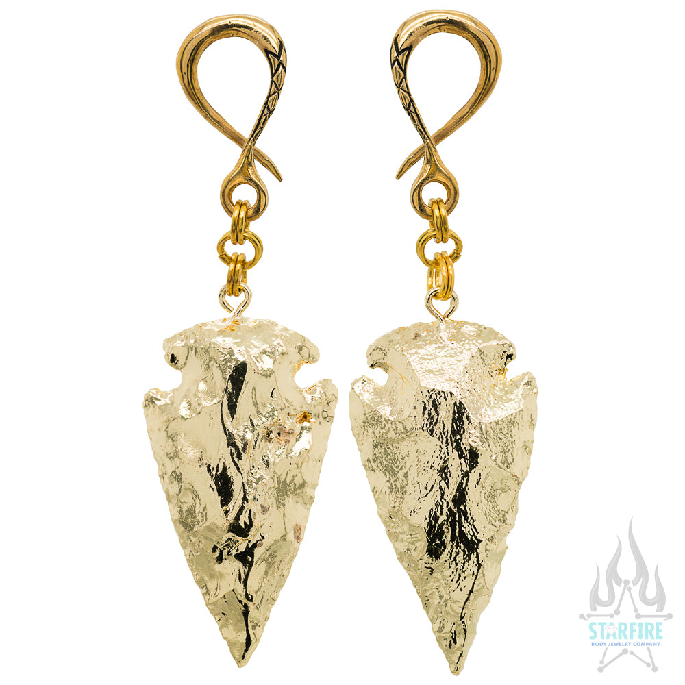 Crossovers with Gold Plated Arrowheads Weights