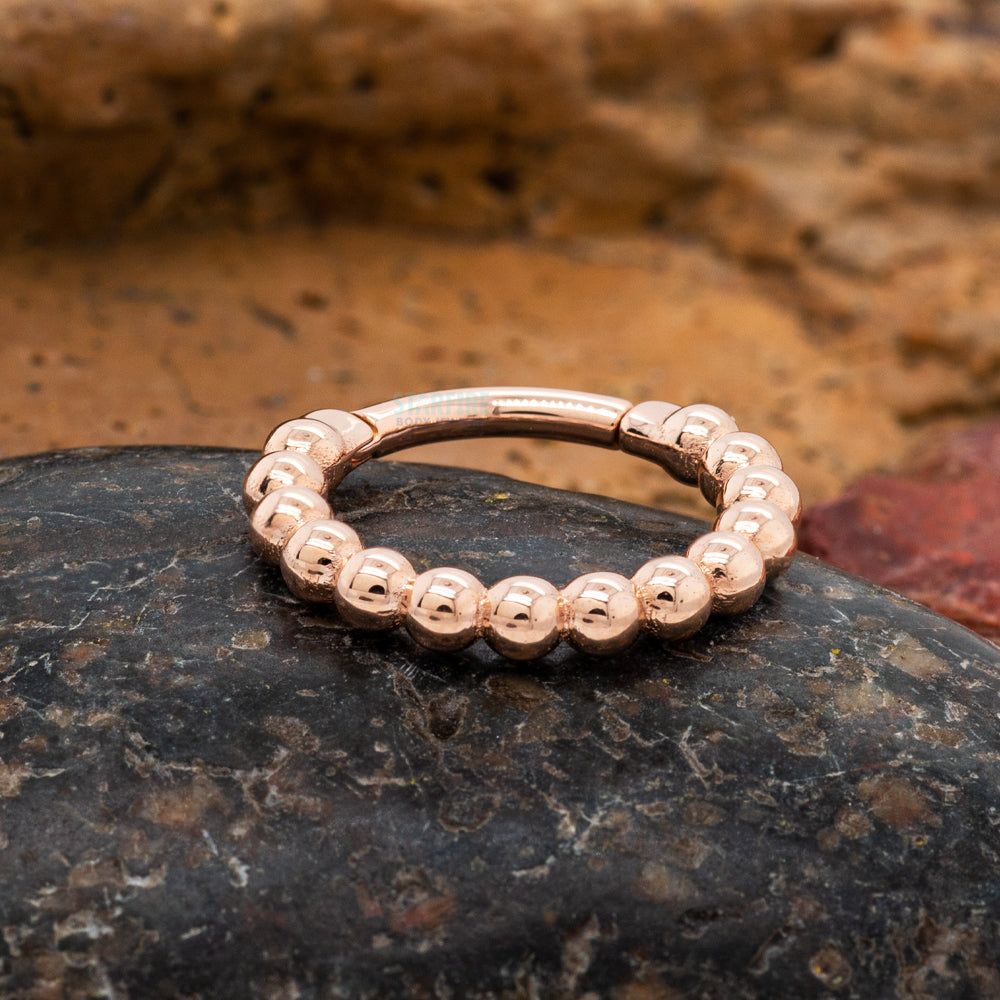 "Oaktier" Hinge Ring in Gold