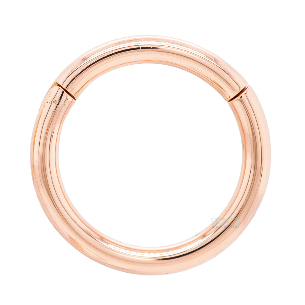Basic (Snap) Hinge Ring in Gold & Platinum
