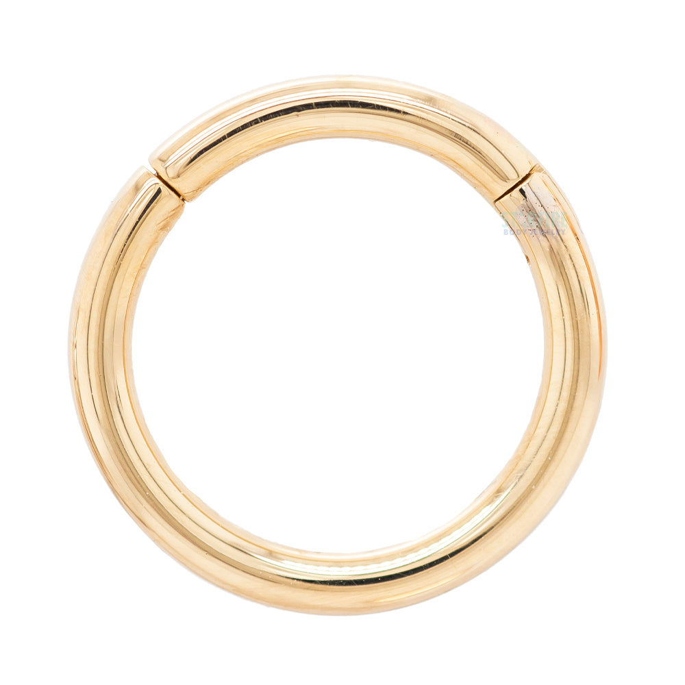 Basic (Snap) Hinge Ring in Gold & Platinum