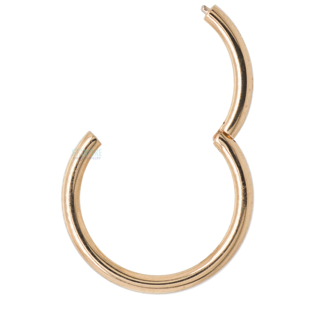 Basic (Snap) Hinge Ring in Gold & Platinum