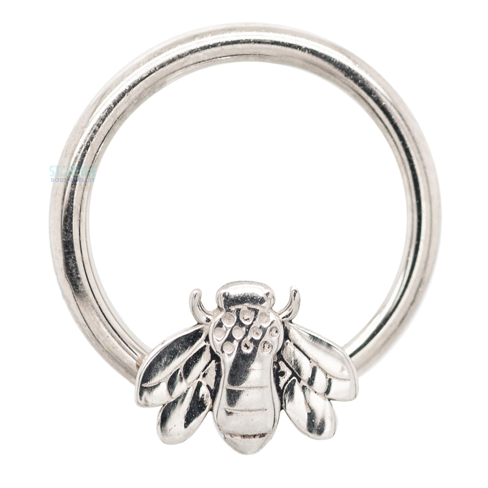 Bee Gold Captive Bead Ring (CBR)