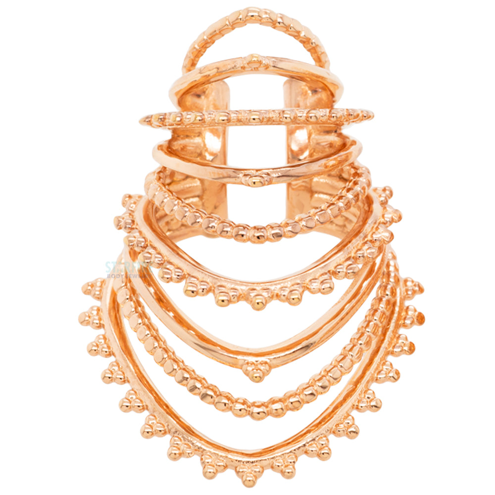 Beaded Warrior EAR CUFF (non piercing)