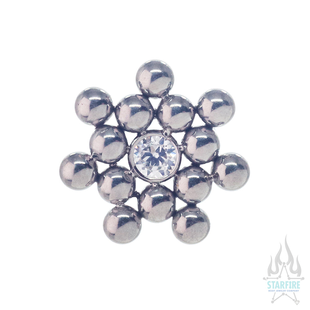 11HT-14 'Haute Couture' Faceted Gem Bezel on Flatback