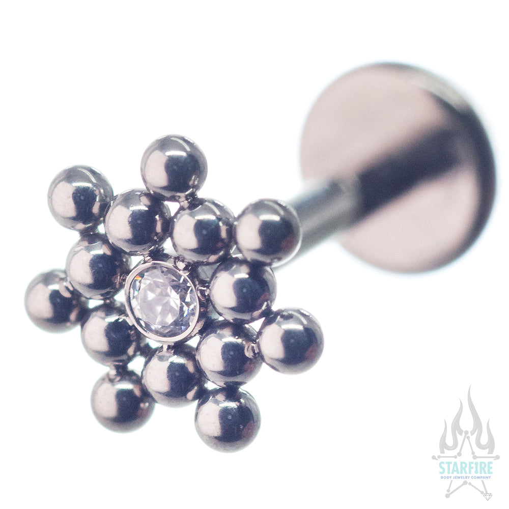 11HT-14 'Haute Couture' Faceted Gem Bezel on Flatback