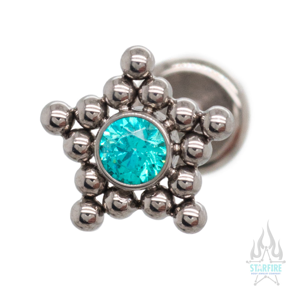 11HT-15 'Haute Couture' Faceted Gem Bezel on Flatback